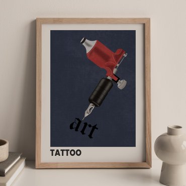 tattoo plakat dla tatuażysty