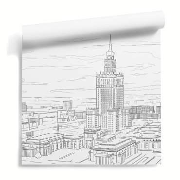 tapeta miejska miasto warszawa