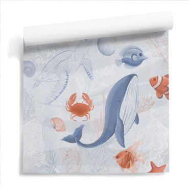 ocean creatures tapeta ścienna ocean