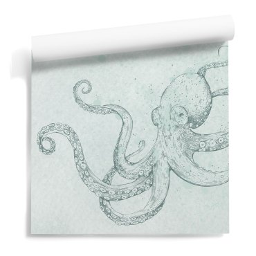 sage octopus tapeta morska