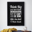 THINK BIG - Plakat typograficzny THINK BIG - Plakat typograficzny