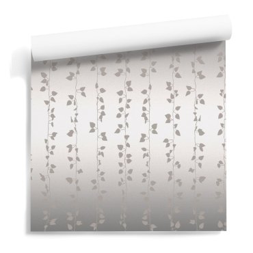 silver cascade tapeta srebrna