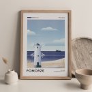 pomorze plakat w ramie