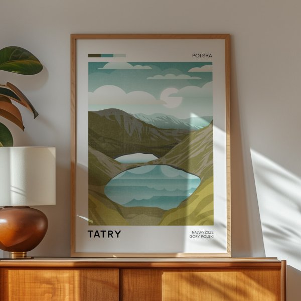 plakat turystyczny tatry