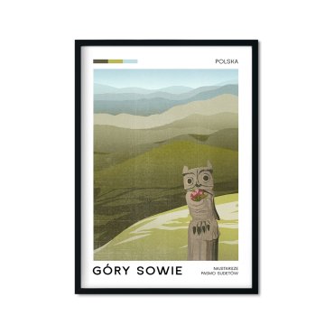 góry sowie plakat