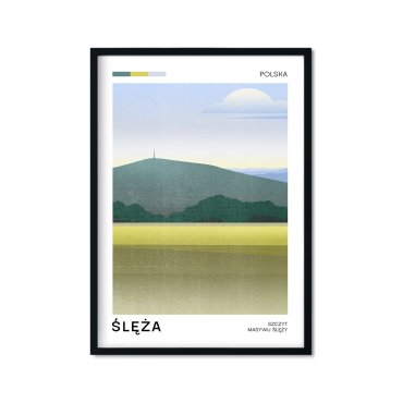 ślęża plakat góry