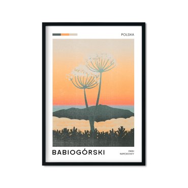 babiogórski park krajobrazowy plakat