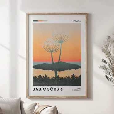 babiogórski park krajobrazowy plakat