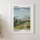 karpaty plakat turystyczny