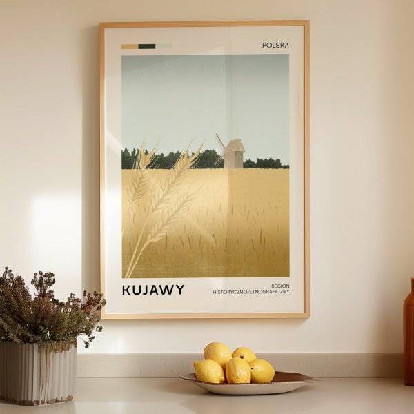 kujawy plakat ścienny