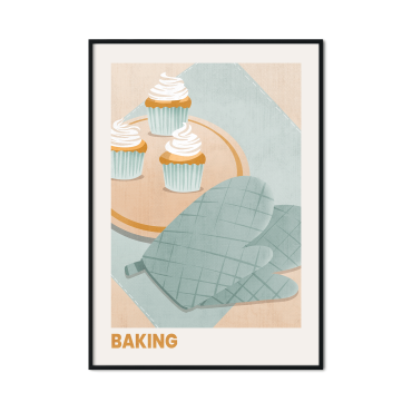 plakat kobiecy baking