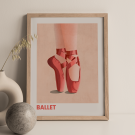 plakat dla baletnicy ballet