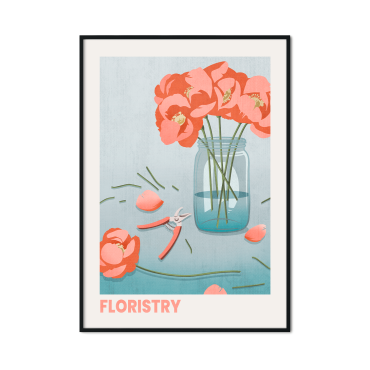 plakat dla florysty floristry