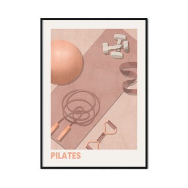 plakat sportowy pilates