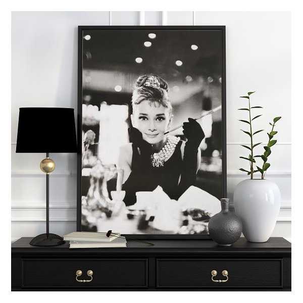 Audrey Hepburn "Breakfast at Tiffany's" - Plakat w ramie