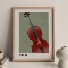 cello plakat z wiolonczelą