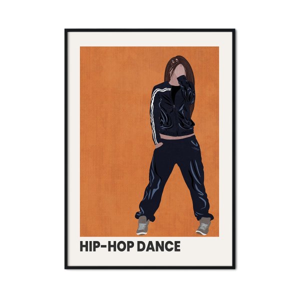 plakat hip hop dance