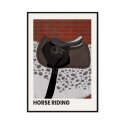 plakat horse riding