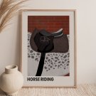 horse riding plakat