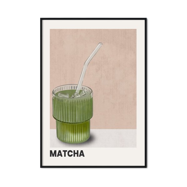 plakat matcha dla dziewczyny