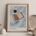 plakat kobiecy reading