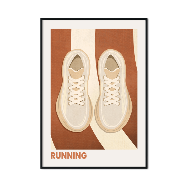 plakat running dla biegacza