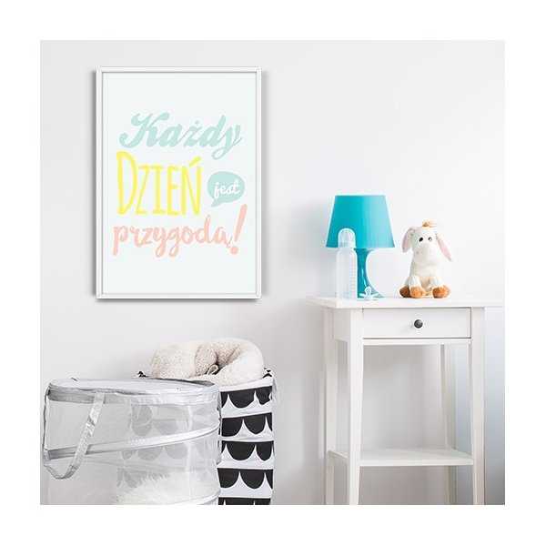 Każdy dzień jest przygodą! - Plakat typograficzny Każdy dzień jest przygodą! - Plakat typograficzny