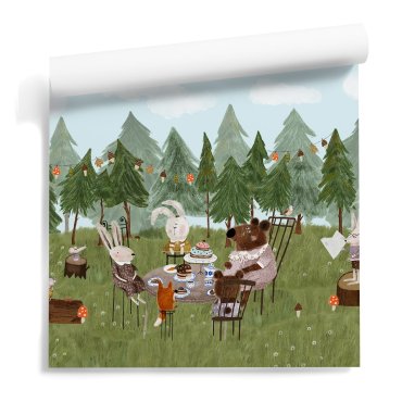forest party tapeta