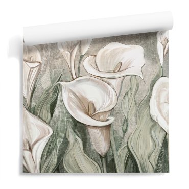 Calla lilies tapeta w kwiaty