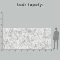 czarno-biała tapeta