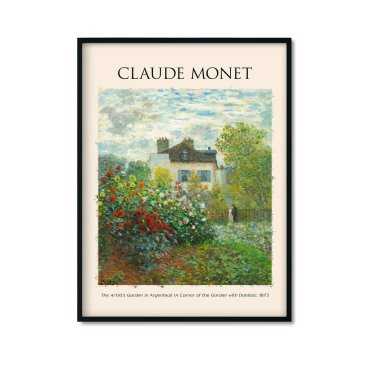 Plakat "Ogród artysty" Claude Monet