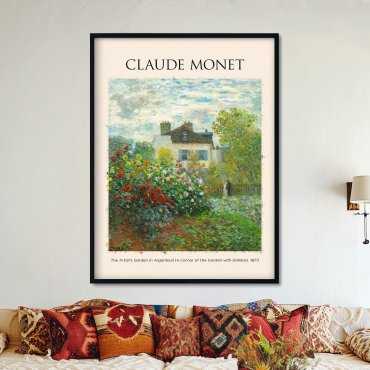 Plakat "Ogród artysty" Claude Monet