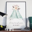 Plakat w ramie - Paradise Home
