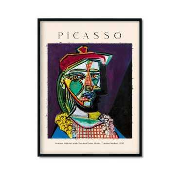 Picasso Kobieta w berecie - plakat reprodukcja obrazu