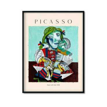 "Maja z lalką" Reprodukcja obrazu Picasso