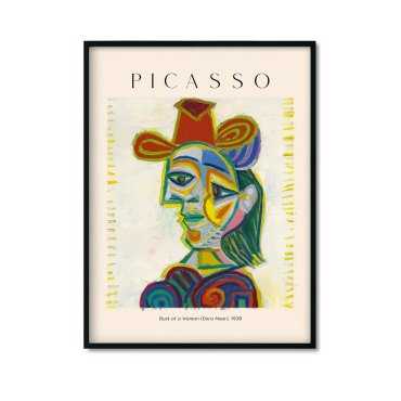 plakat w ramie reprodukcja Pablo Picasso "Popiersia kobiety"