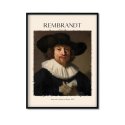 "Człowiek z nutami" plakat reprodukcja Rembrandt van Rijn