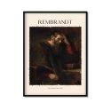 Plakat w ramie z reprodukcją obrazu Rembrandta "Paweł Apostoł"
