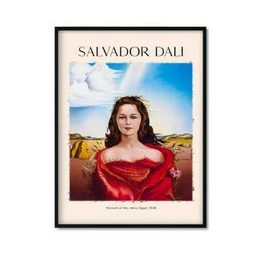 "Portret Pani Sigali" Salvador Dali Plakat reprodukcja obrazu