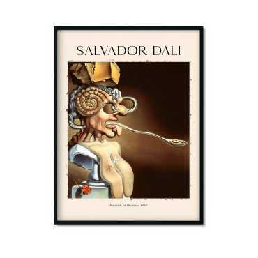Portret Picassa - Dali - Plakat w ramie reprodukcja obrazu