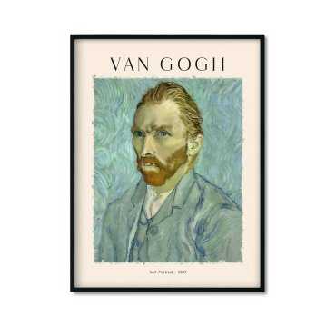 Plakat z reprodukcją obrazu Autoportret Vincent van Gogh