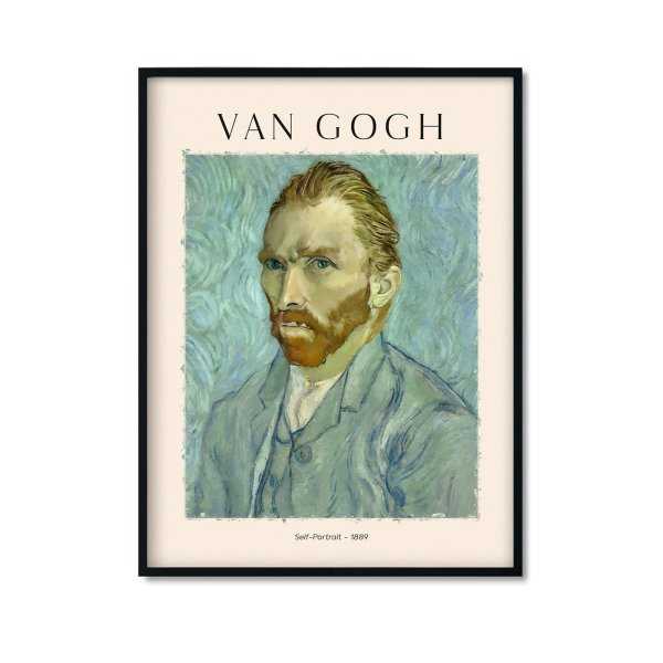 Plakat z reprodukcją obrazu Autoportret Vincent van Gogh Plakat z reprodukcją obrazu Autoportret Vincent van Gogh