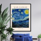 "Gwiaździsta noc" - reprodukcja obrazu Vincent van Gogh plakat w ramie "Gwiaździsta noc" - reprodukcja obrazu Vincent van Gogh plakat w ramie