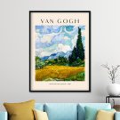 "Pole pszenicy z cyprusami" Vincent van Gogh - plakat z reprodukcją obrazu "Pole pszenicy z cyprusami" Vincent van Gogh - plakat z reprodukcją obrazu