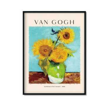 "Słoneczniki" Vincent van Gogh plakat w ramie reprodukcja obrazu