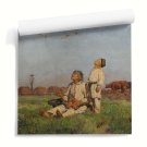 Tapeta ścienna "Bociany" Józef Chełmoński reprodukcja Tapeta ścienna "Bociany" Józef Chełmoński reprodukcja