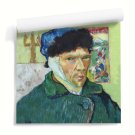 Vincent van Gogh Autoportret z odciętym uchem - reprodukcja - tapeta ścienna Vincent van Gogh Autoportret z odciętym uchem - reprodukcja - tapeta ścienna