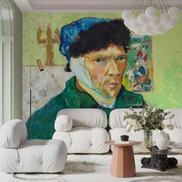 Tapeta ścienna z reprodukcją obrazu Autoportret z zabandażowanym uchem Vincent van Gogh
