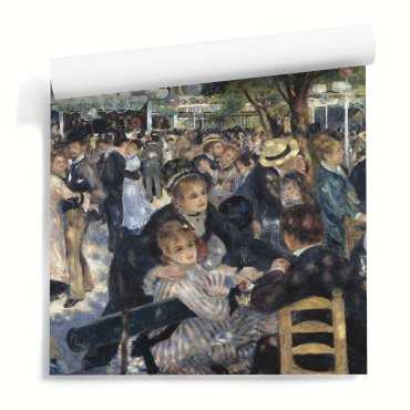 "Bal w Moulin de la Galette" reprodukcja obrazu Auguste’a Renoira  - tapeta