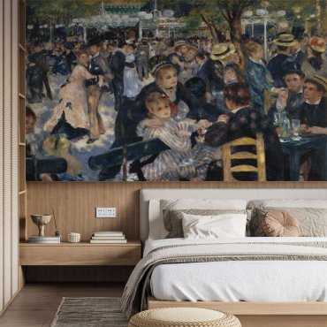 "Bal w Moulin de la Galette" reprodukcja obrazu Auguste’a Renoira  - tapeta